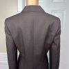 KASPER 2PC Chocolate Polyester Lined Career Skirt Suit 4 Business Casual New