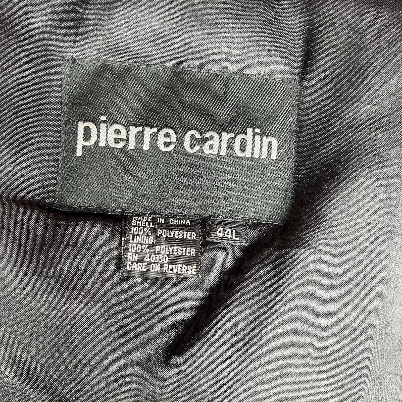 Pierre Cardin Men’s 44L Double Breasted Trench Coat Removable Zip Lining Luxury
