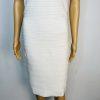 Dress the Population MAIA Off Shoulder Bodycon  Bandage Dress White Size M