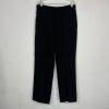 Tahari Polyester Pant Suit Size 14 Black Lined Notch Collar Career Business 2PC