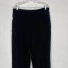 Tahari Polyester Pant Suit Size 14 Black Lined Notch Collar Career Business 2PC