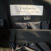 Tahari Polyester Pant Suit Size 14 Black Lined Notch Collar Career Business 2PC