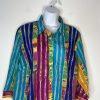 Vintage Ralph Lauren Boho Tiered Gypsy Hippie Cotton Maxi Skirt Set 2X Stretch