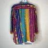 Vintage Ralph Lauren Boho Tiered Gypsy Hippie Cotton Maxi Skirt Set 2X Stretch
