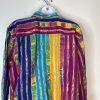 Vintage Ralph Lauren Boho Tiered Gypsy Hippie Cotton Maxi Skirt Set 2X Stretch