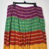 Vintage Ralph Lauren Boho Tiered Gypsy Hippie Cotton Maxi Skirt Set 2X Stretch
