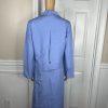 Talbots Linen Rayon Dress Suit 8 Light Blue Sleeveless Business Cocktail 2PC