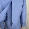 Talbots Linen Rayon Dress Suit 8 Light Blue Sleeveless Business Cocktail 2PC