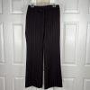 Ann Taylor Virgin Wool Pant 4 Suit 4P Dark Brown Striped Lined Business 2PC