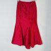 10-4966.jpg David's Bridal Organza Maxi Skirt Cropped Top Size 6 Fuchsia Party Princess