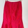 10-4969.jpg David's Bridal Organza Maxi Skirt Cropped Top Size 6 Fuchsia Party Princess
