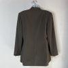 Kasper ASL Polyester Acetate Skirt Suit Size 12 Military Green Shawl Collar 2PC
