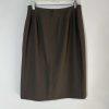 Kasper ASL Polyester Acetate Skirt Suit Size 12 Military Green Shawl Collar 2PC