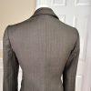 10-4988.jpg Nine West Women Polyester Blazer Size 4 Dark Green Lined Peak Collar 1 Piece
