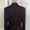 Tahari ASL Cotton Rayon Spandex Blazer Size 4 Brown Lined Pocket 1 Piece