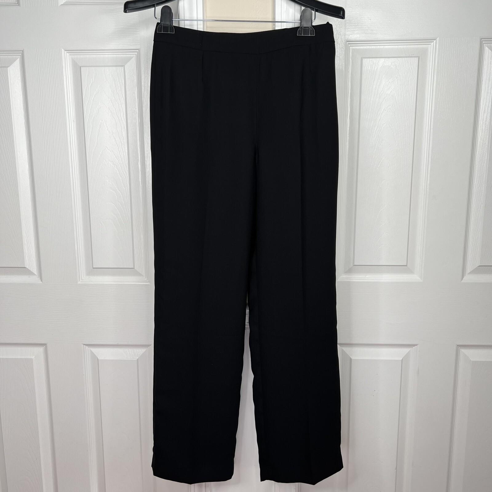 Evan Picone Polyester Pant Suit Size 10 Beige Black 2PC Belted Notch Collar