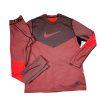 NIKE PRO DRI-FIT 2PC Fitted Compression Training Tight Pant (Sz L) Shirt (Sz XL)