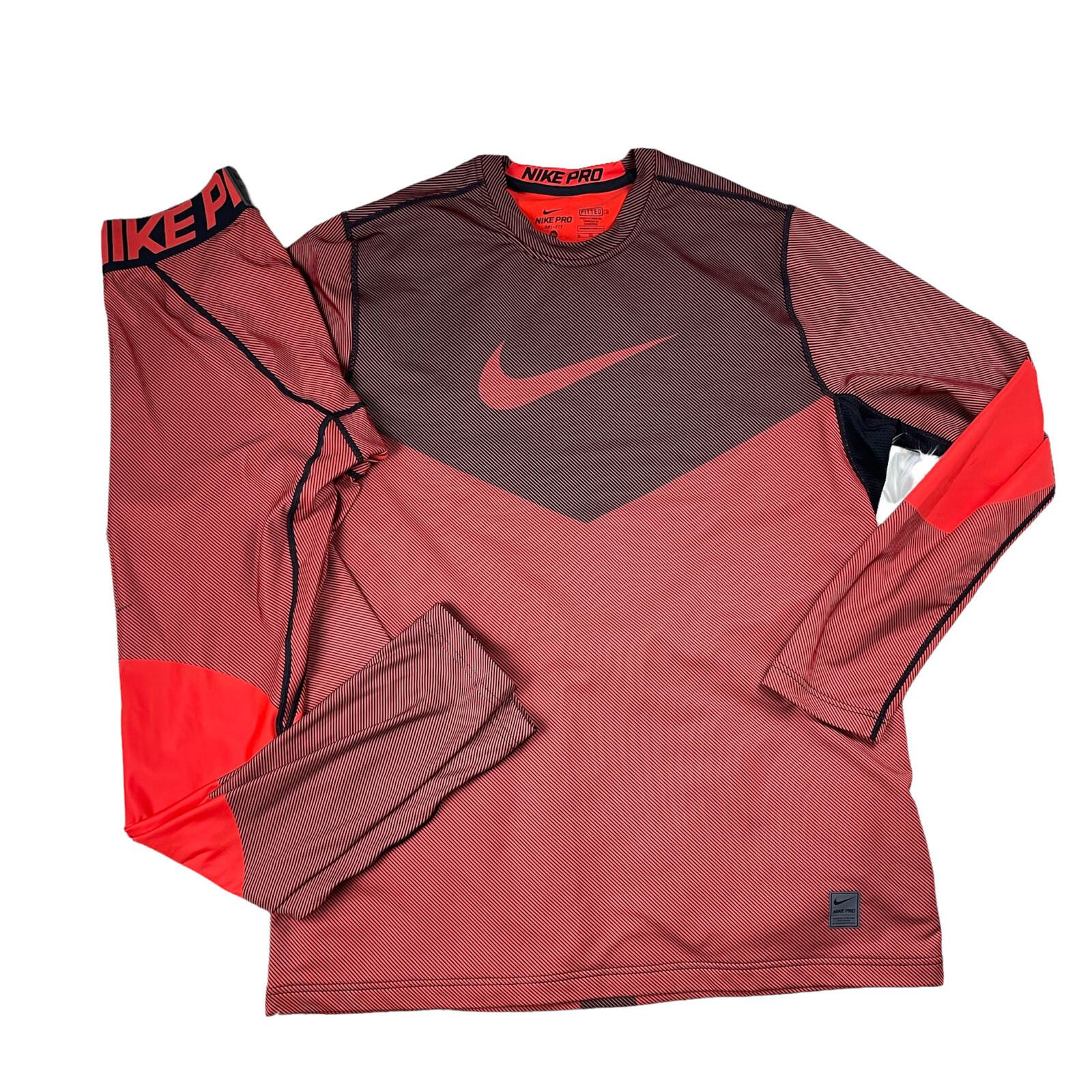 NIKE PRO DRI-FIT 2PC Fitted Compression Training Tight Pant (Sz L) Shirt (Sz XL)