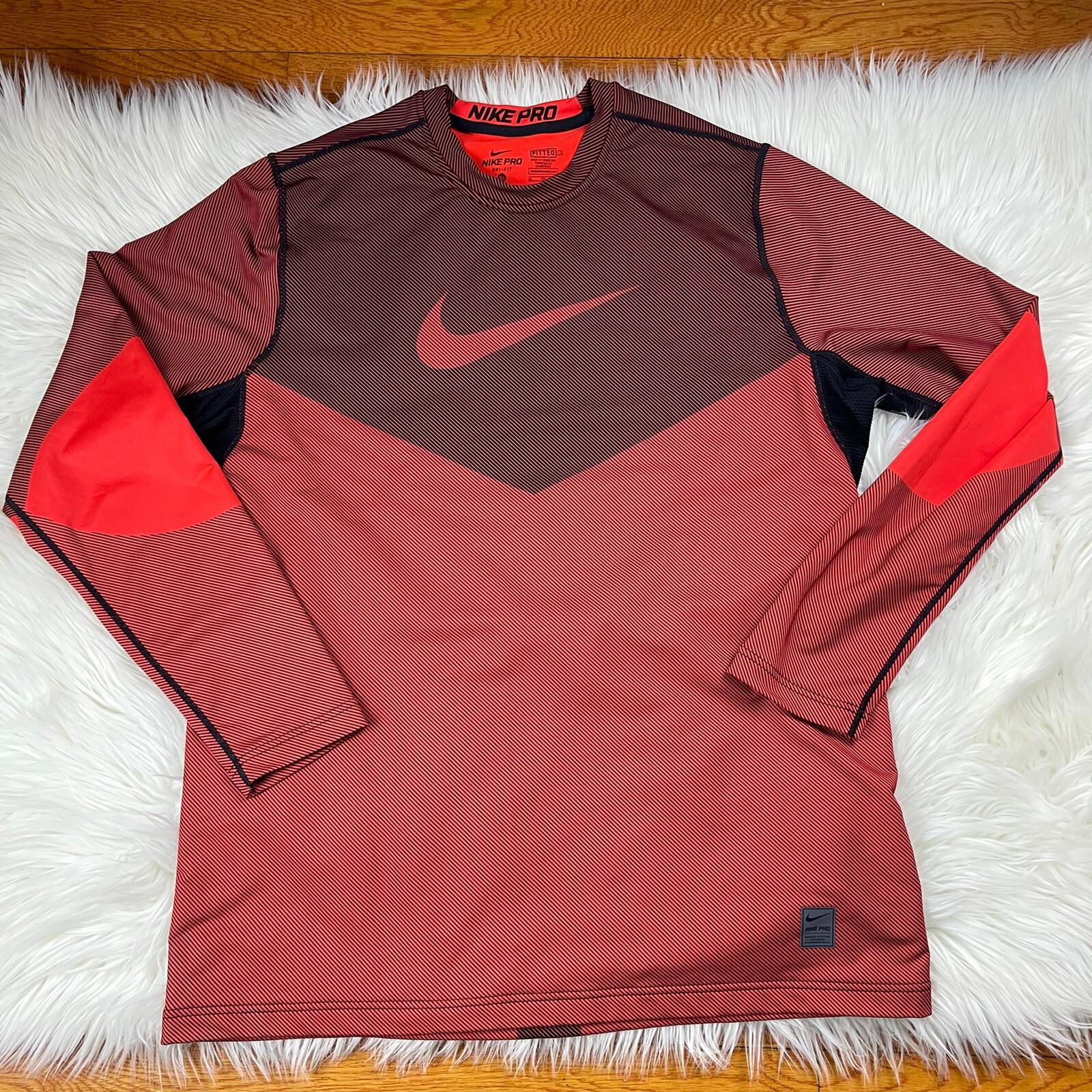 NIKE PRO DRI-FIT 2PC Fitted Compression Training Tight Pant (Sz L) Shirt (Sz XL)