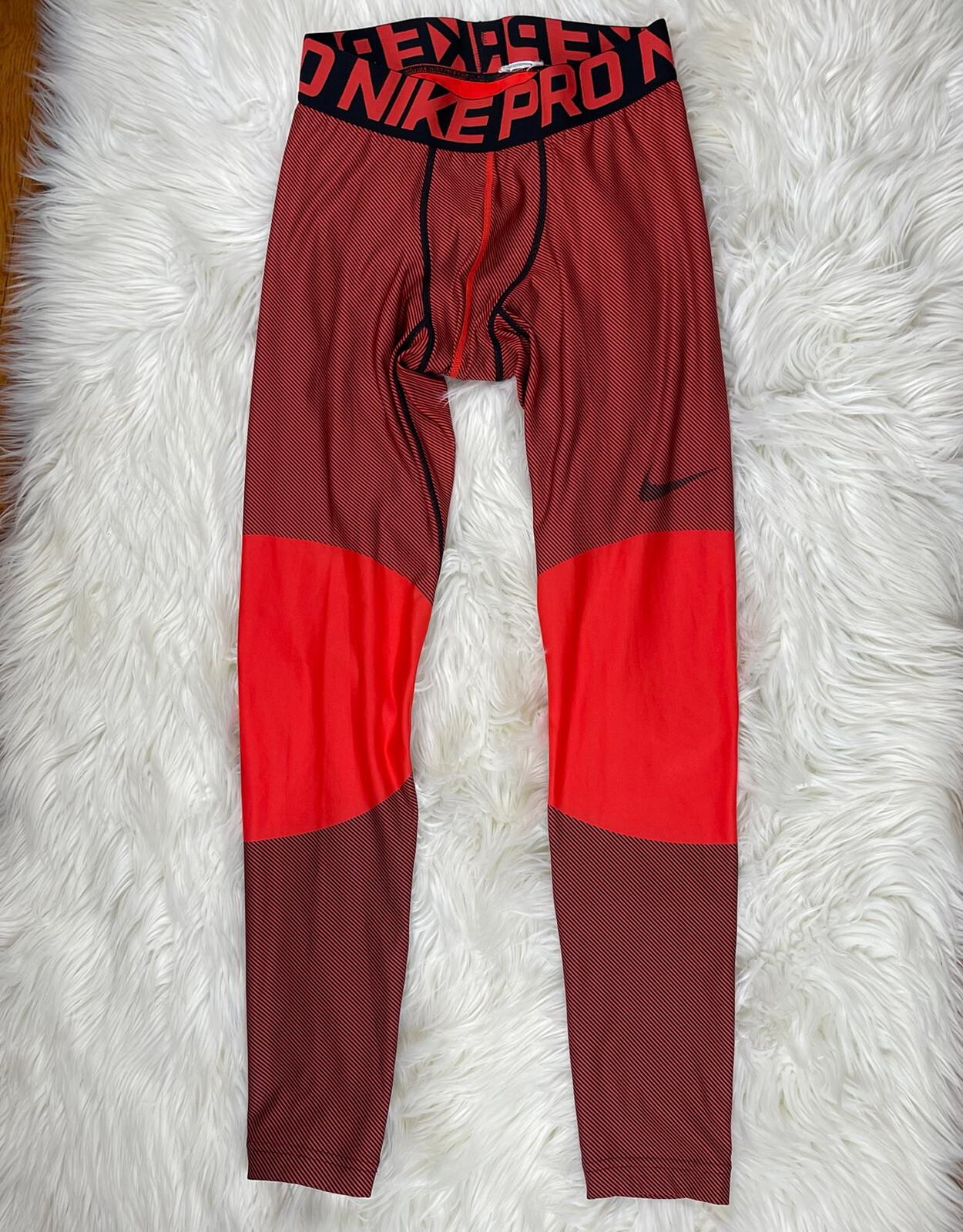 NIKE PRO DRI-FIT 2PC Fitted Compression Training Tight Pant (Sz L) Shirt (Sz XL)
