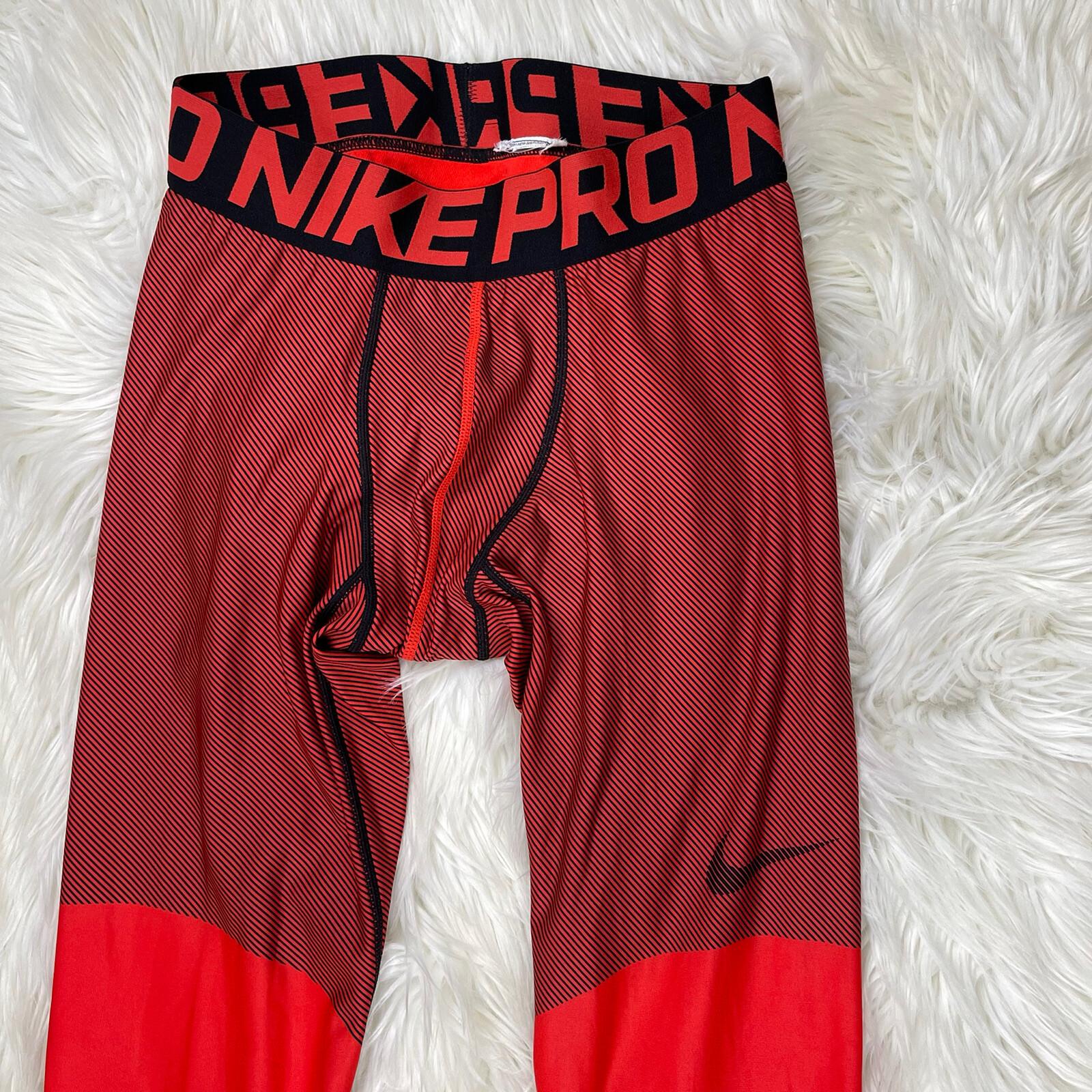 NIKE PRO DRI-FIT 2PC Fitted Compression Training Tight Pant (Sz L) Shirt (Sz XL)
