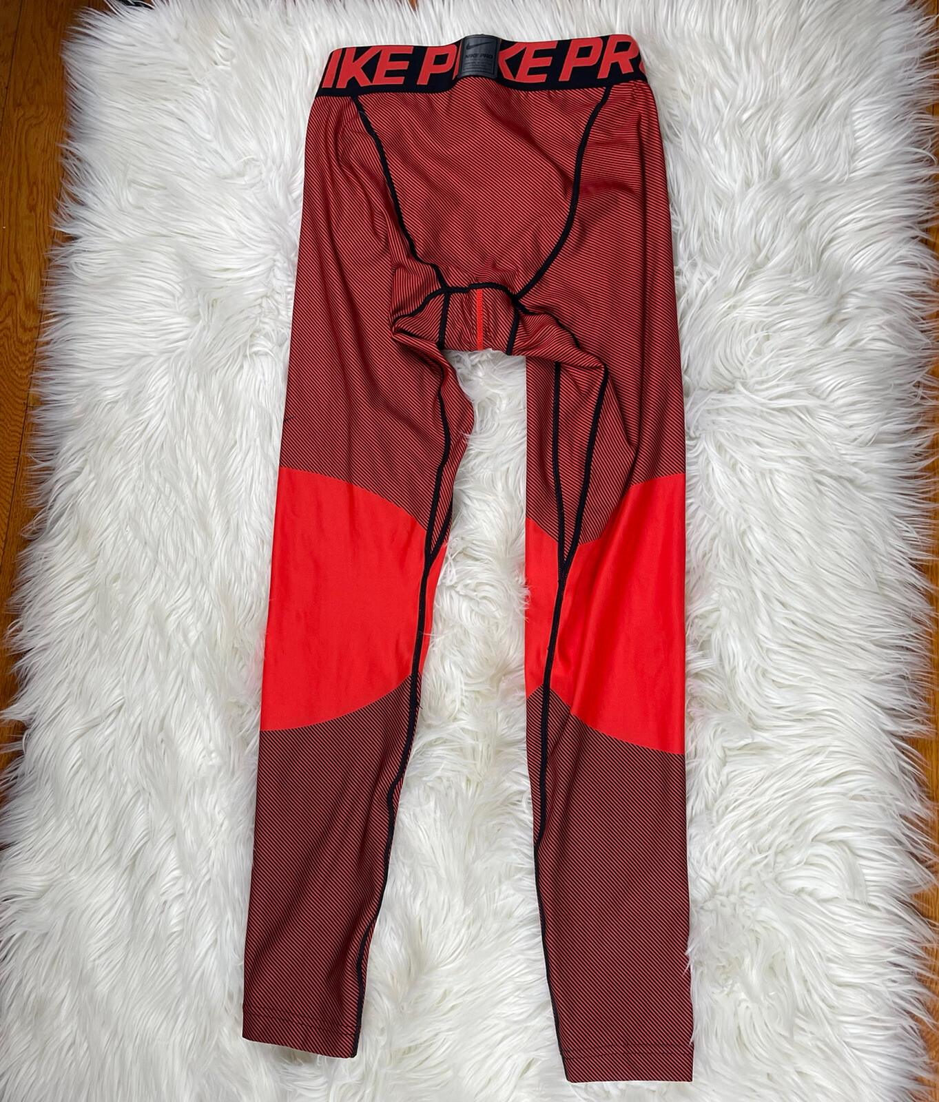 NIKE PRO DRI-FIT 2PC Fitted Compression Training Tight Pant (Sz L) Shirt (Sz XL)