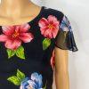 10-5075.jpg Mary Mcfadden Vintage Maxi Dress Size 10 Floral Flounce Flutter Sleeves Chic