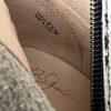 42 Gold Kiki Snakes Print Booties 8.5M Suede Heeled Pointed Toe Cut Out Ankle