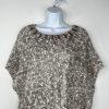 Alberto Makali Sweater Vest L Short Sleeves Details On Neck Hem Oversized Cozy