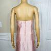 BCBGMaxazria Satin Like Dress Size 6 Pink Strapless Flared Cocktail Lined