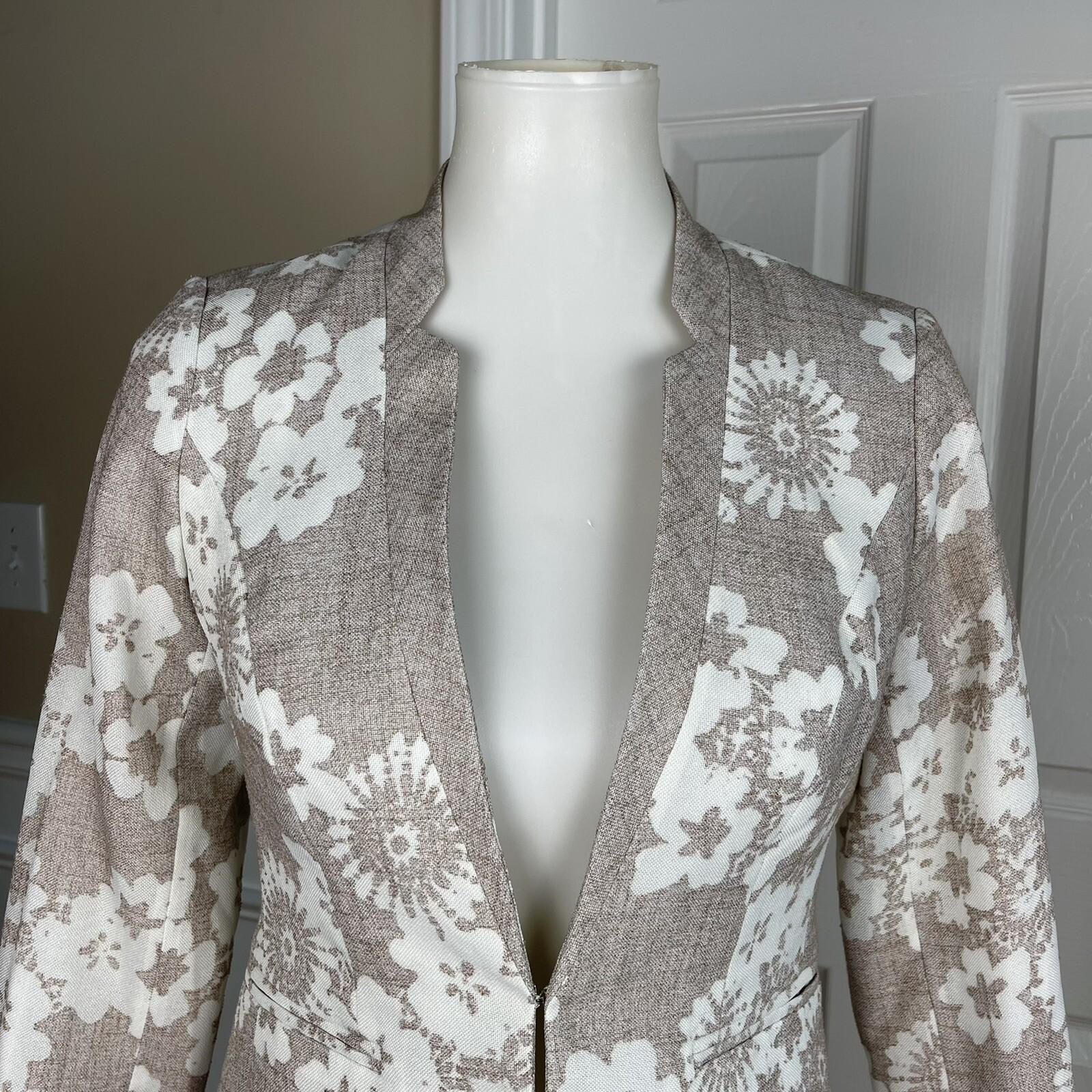 THE LIMITED 1PC Beautiful Sand White Career Polyester Blend Blazer Size XS