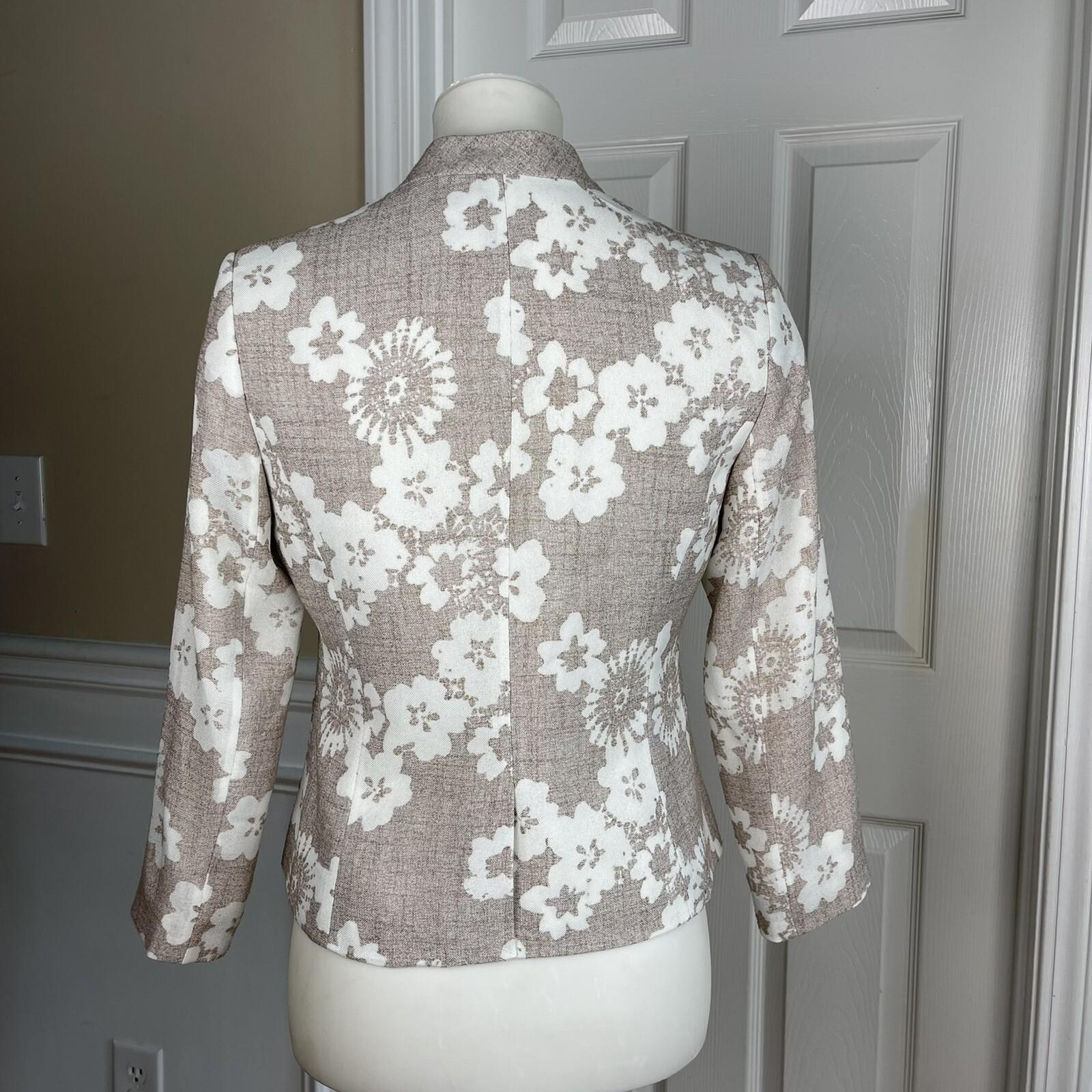 THE LIMITED 1PC Beautiful Sand White Career Polyester Blend Blazer Size XS