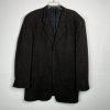 Armani Collezioni Men Vintage Cashmere Blazer 42L Brown Black Single Breasted