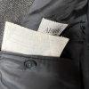 Armani Collezioni Men Vintage Cashmere Blazer 42L Brown Black Single Breasted