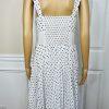 Banana Republic Polka Dot Pleated Lined Asymmetric Sweetheart Midi Dress 16
