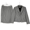 10-532.jpg Kasper Polyester Skirt Suit 10 Black White Houndstooth Office Sleek Look 2PC