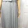 Adolfo Dominguez Polyester Viscose Stretch Dress Size 4 EU38 Light Gray Belted
