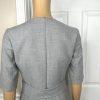 Adolfo Dominguez Polyester Viscose Stretch Dress Size 4 EU38 Light Gray Belted