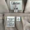Collections for Le Suit Polyester Skirt Suit Size 8 Beige Pleated Lined 2PC