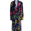 INC International Concepts Vtg Floral Linen Overlay Dress XL Boho Spring Layer