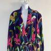 INC International Concepts Vtg Floral Linen Overlay Dress XL Boho Spring Layer