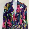 INC International Concepts Vtg Floral Linen Overlay Dress XL Boho Spring Layer