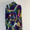 INC International Concepts Vtg Floral Linen Overlay Dress XL Boho Spring Layer