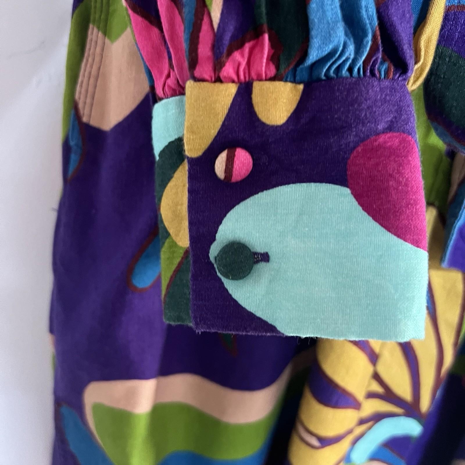 INC International Concepts Vtg Floral Linen Overlay Dress XL Boho Spring Layer