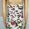 Miss Elliette Vtg Dress Shawl Size 10 Wrap Floral Spaghetti Straps Pleated Maxi
