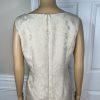 Evan Picone Women 2PC Polyester Dress Suit Size 10P Beige Stand Up Collar Lined