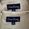 Evan Picone Women 2PC Polyester Dress Suit Size 10P Beige Stand Up Collar Lined