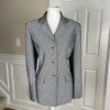 COLLECTIONS FOR LE SUIT 2PC Gray Polyester Lined Pant (Size 10) Suit (Size 12)