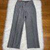 COLLECTIONS FOR LE SUIT 2PC Gray Polyester Lined Pant (Size 10) Suit (Size 12)