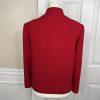 Tahari ASL Polyester Blazer Size 8 Red Lined Stand Up Collar Lined Pockets